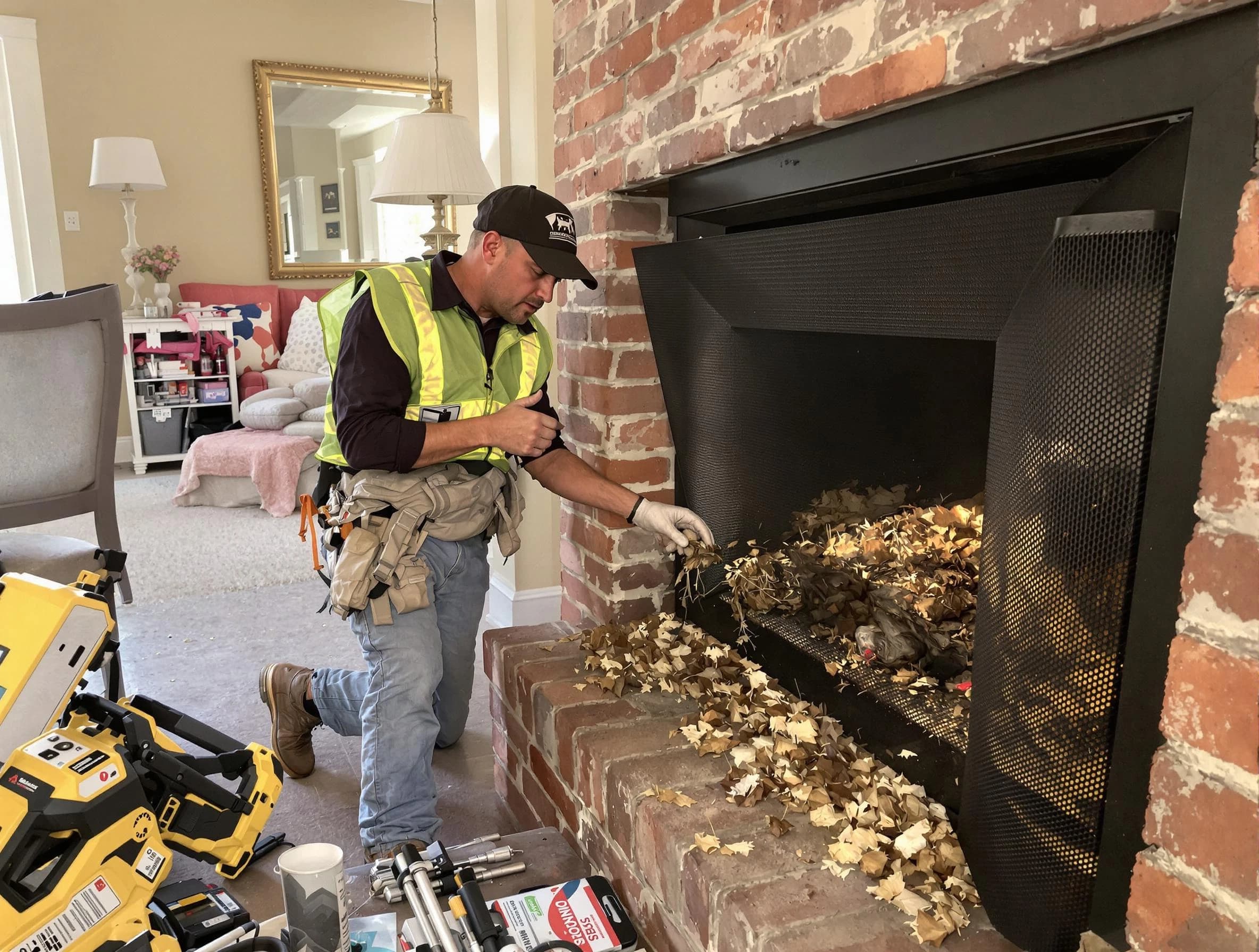 Safe screening installation by Berkley Chimney Sweep in Berkley, CO