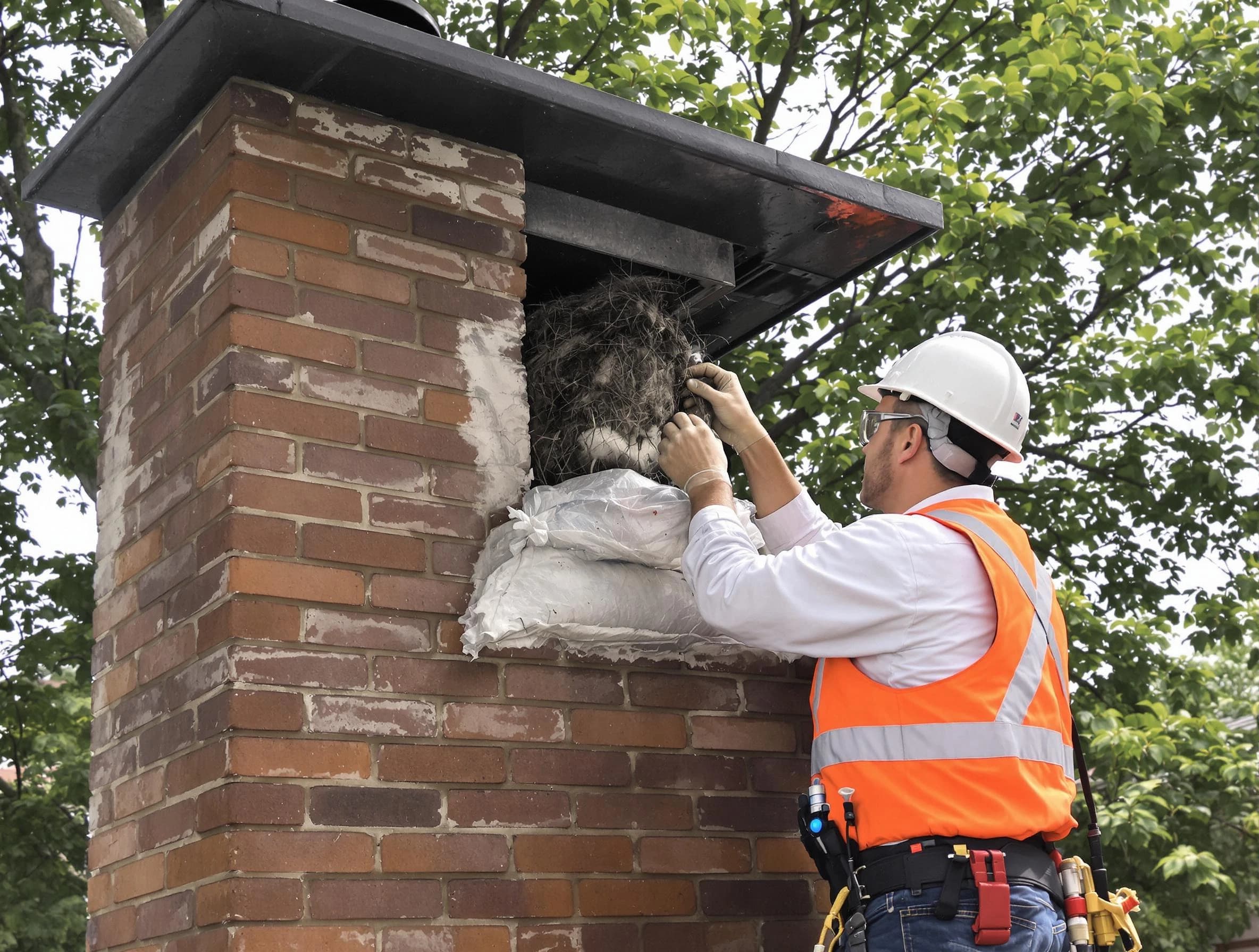 Humane removal of debris and animals by Berkley Chimney Sweep in Berkley, CO