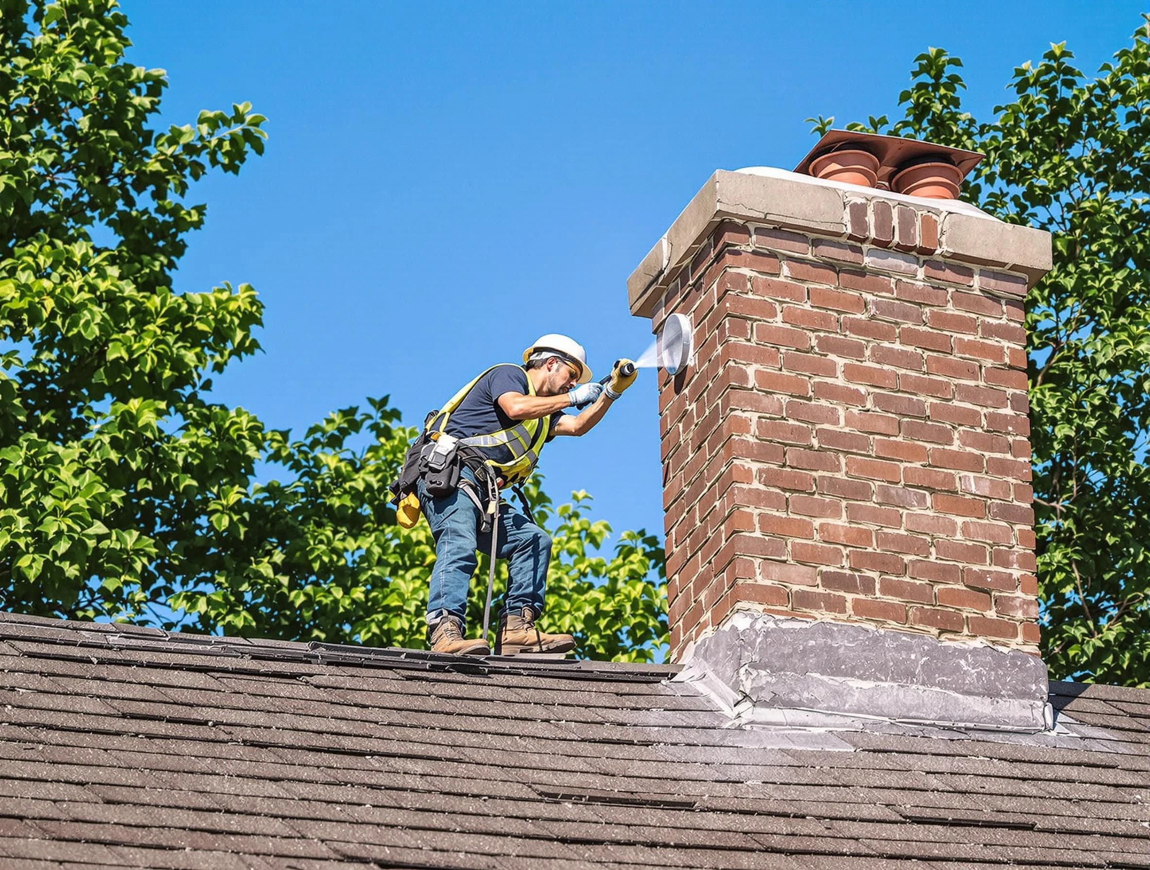 Berkley Chimney Sweep performing an inspection with advanced tools in Berkley, CO