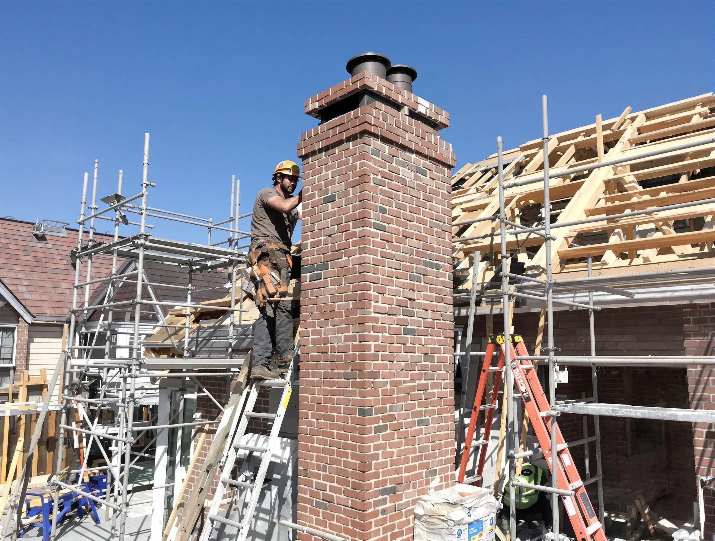New chimney installation completed by Berkley Chimney Sweep in Berkley, CO