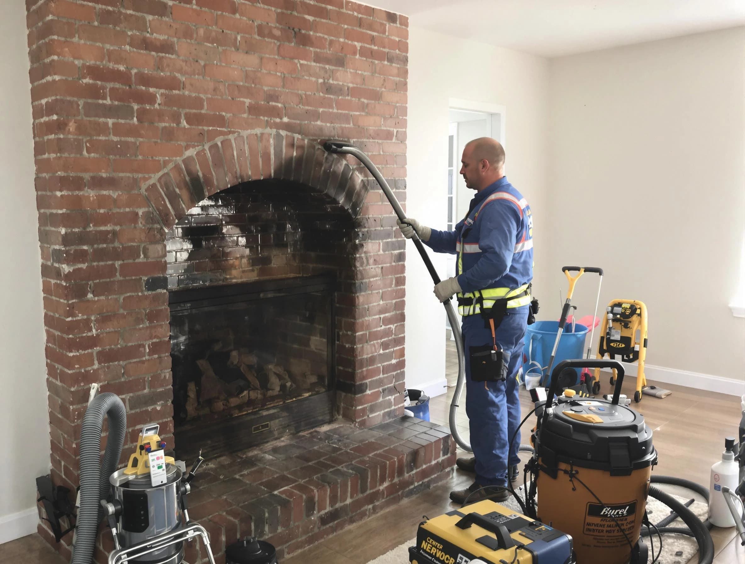 Berkley Chimney Sweep expert performing detailed chimney sweep in Berkley, CO