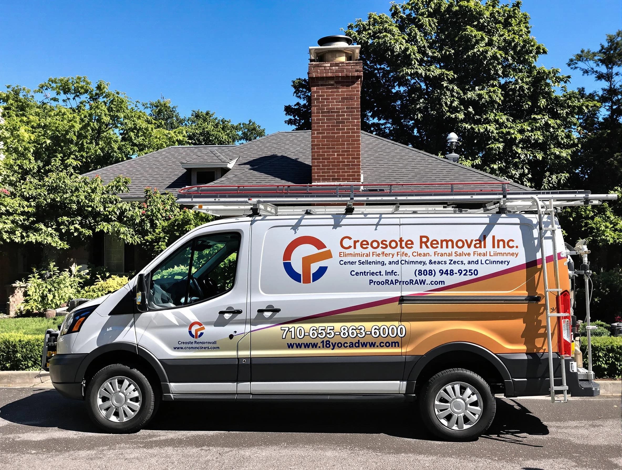 Berkley Chimney Sweep technician removing creosote safely in Berkley, CO