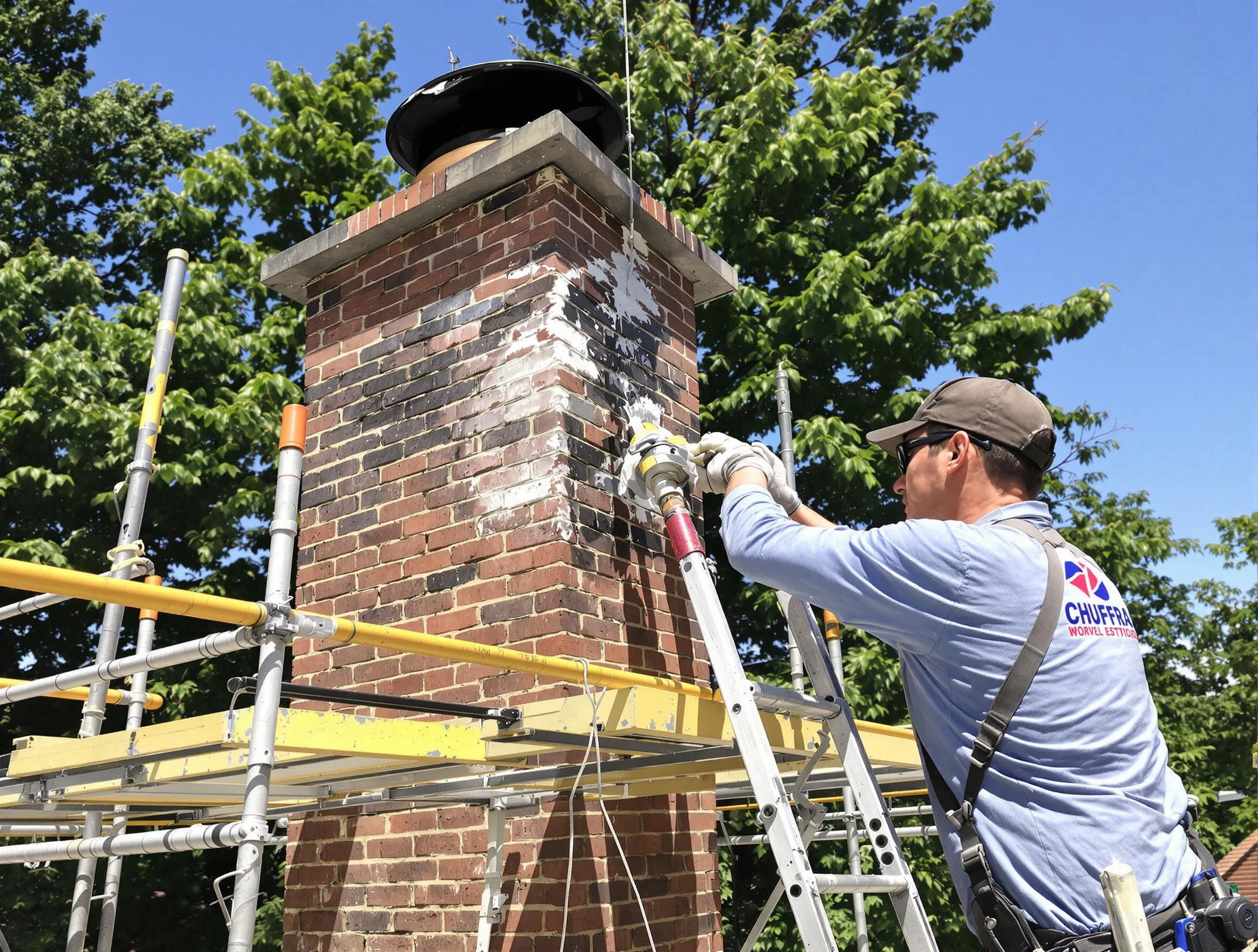 Structural chimney repair by Berkley Chimney Sweep in Berkley, CO