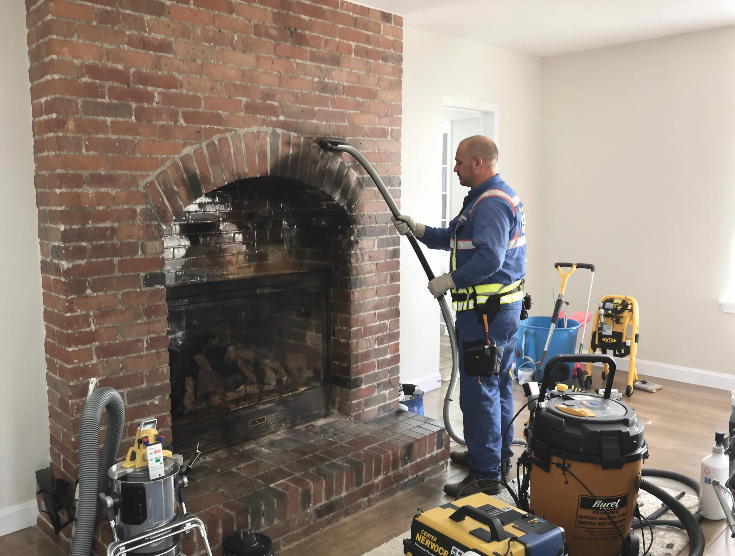 Berkley Chimney Sweep expert performing detailed chimney sweep in Berkley, CO